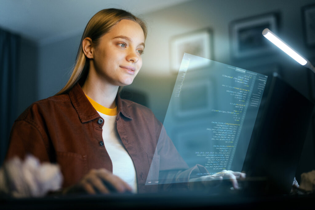 medium-shot-woman-working-laptop